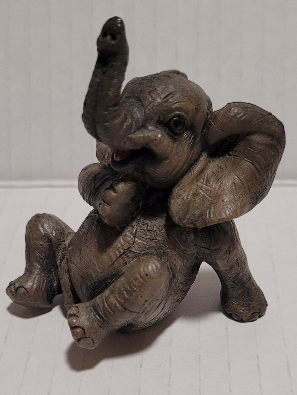 Realistic Elephant Figurine 🐘🖤